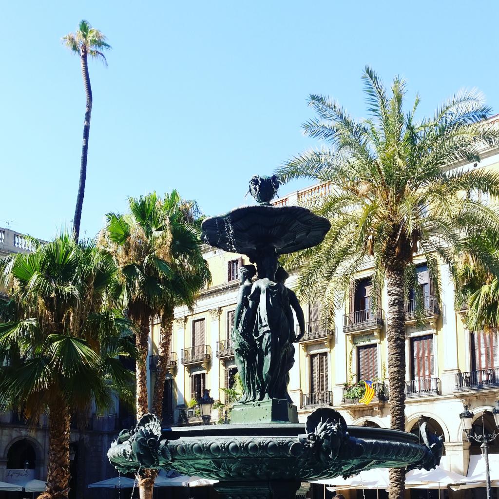 la plaça Reial