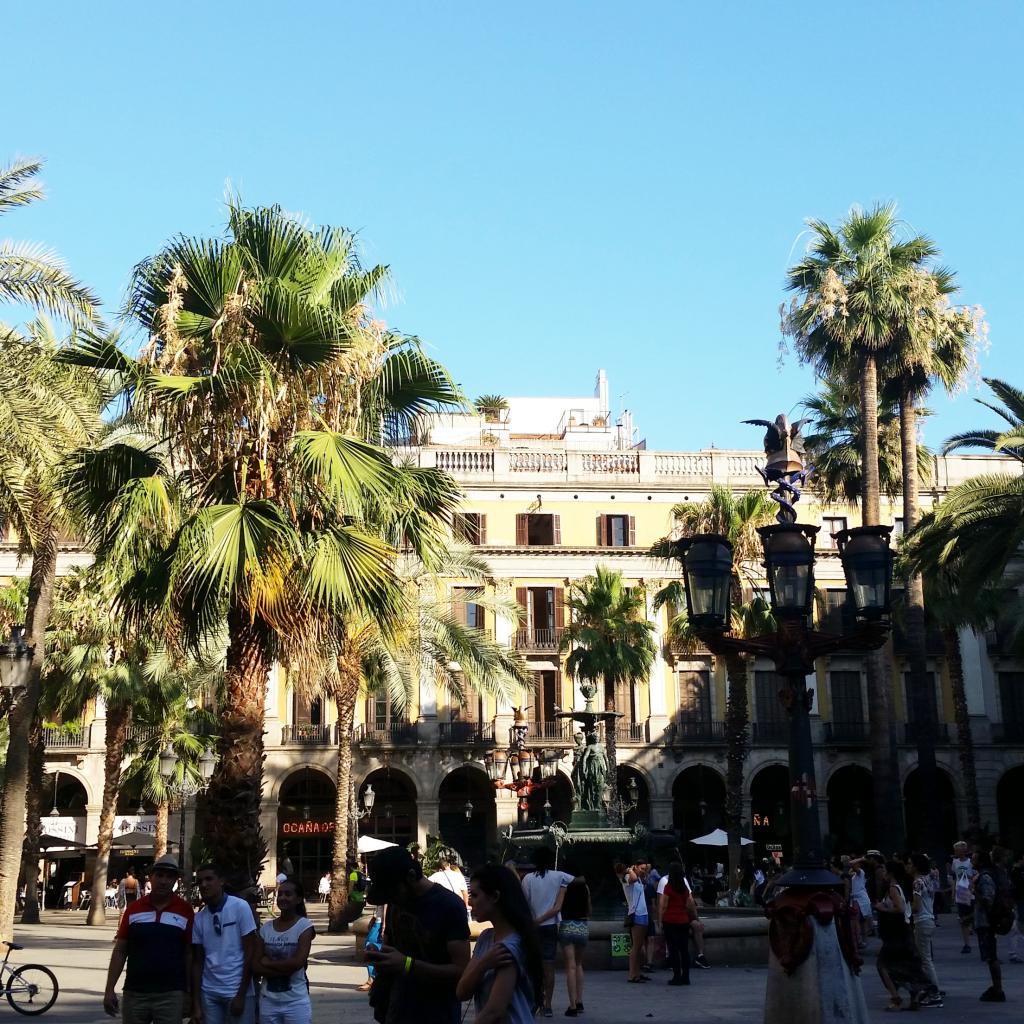 la plaça Reial