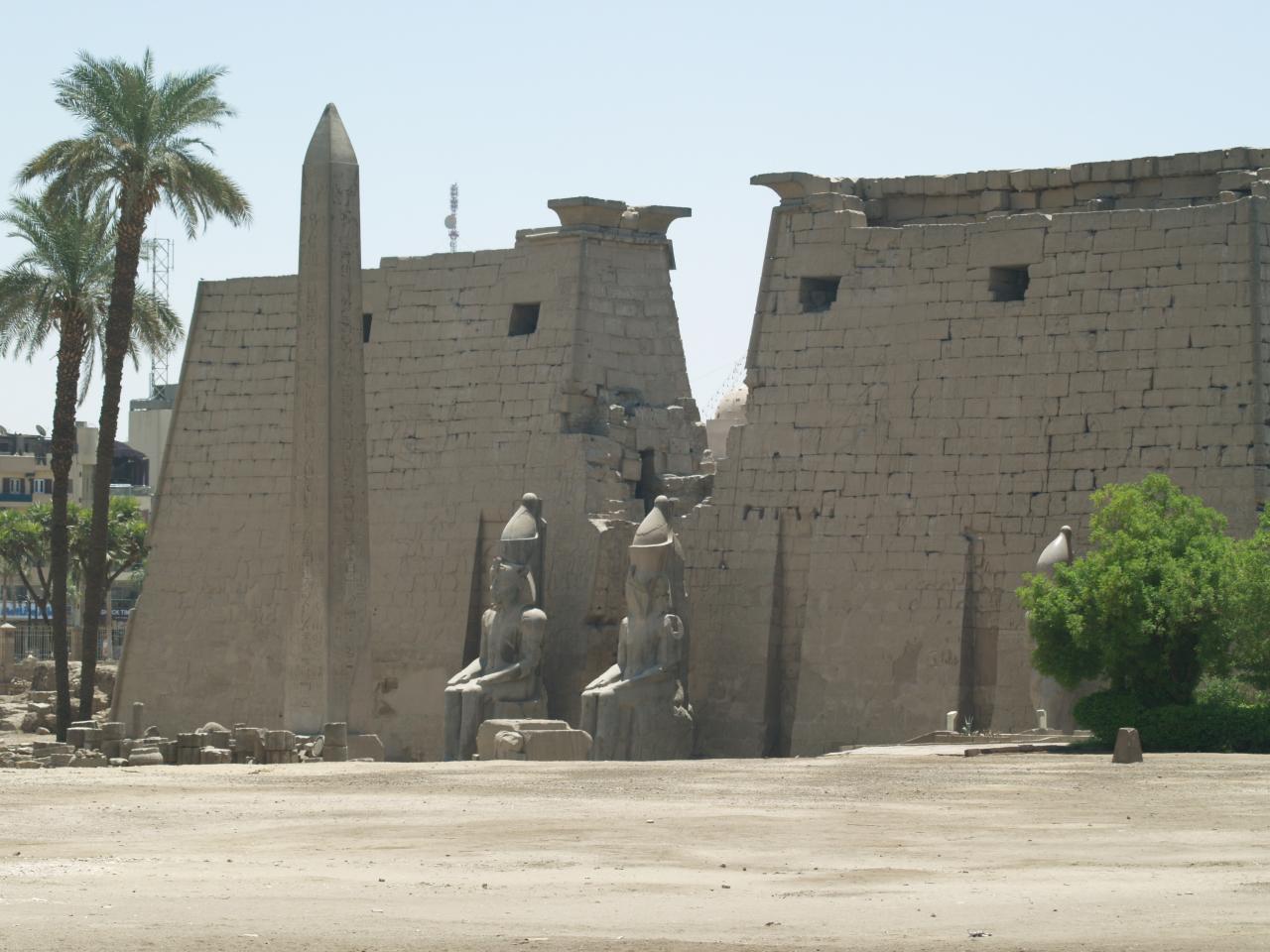 Entrée du temple de Louxor